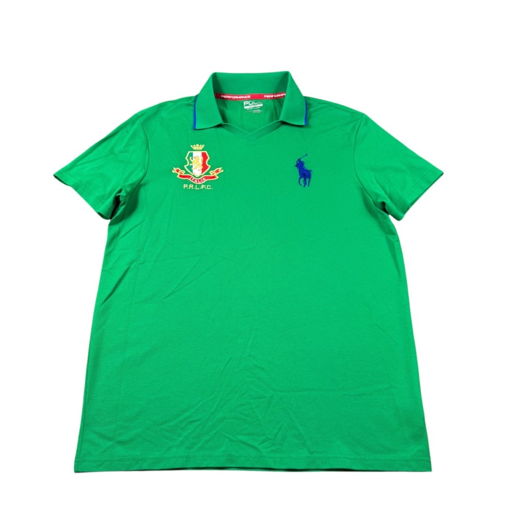 Polo Ralph Lauren Green Italy Performance Jersey Polo Size Men’s Medium